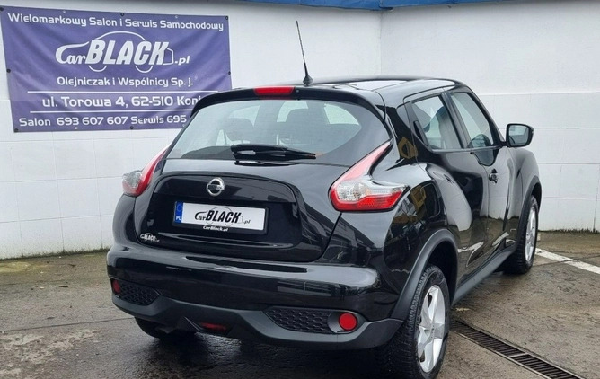 Nissan Juke cena 44850 przebieg: 134500, rok produkcji 2017 z Czarna Woda małe 154